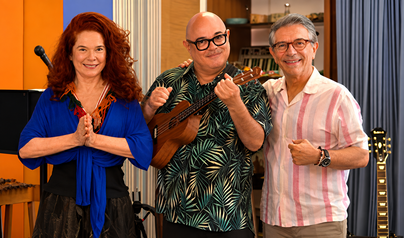 Professor Fabico, Paulo e Sandra